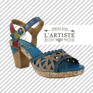 Spring step l’artiste Acela leather sandal size 41 (9.5)